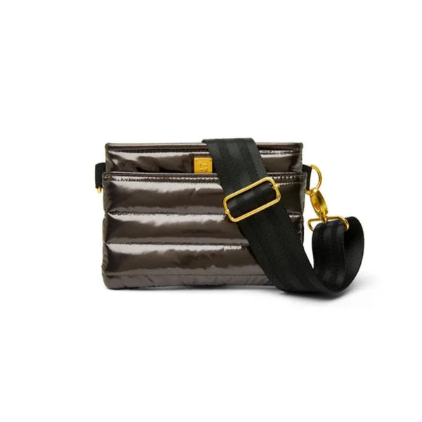 Bum Bag Dark Mocha Patent Gifts + Accessories Bags Think Royln    