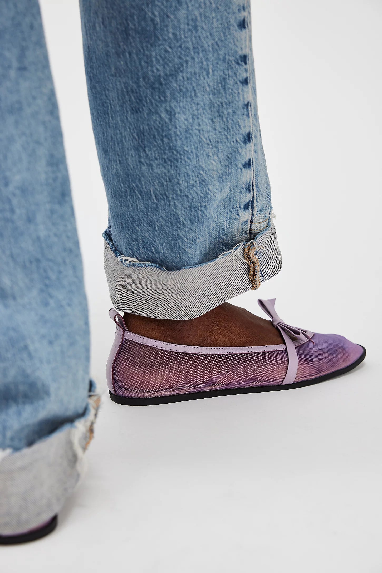 Mesh Mania Bow Flat Stormy Women's Shoes Flats Free People