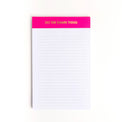 Do The Damn Thing Notepad Bright Pink Gifts + Accessories Chez Gagné
