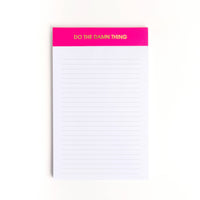 Do The Damn Thing Notepad Bright Pink Gifts + Accessories Chez Gagné