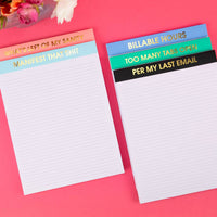 Per My Last Email Notepad Black Gifts + Accessories Chez Gagné