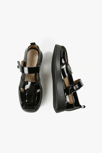 Patty Lock Sandal Black Women's Sandals All Black    