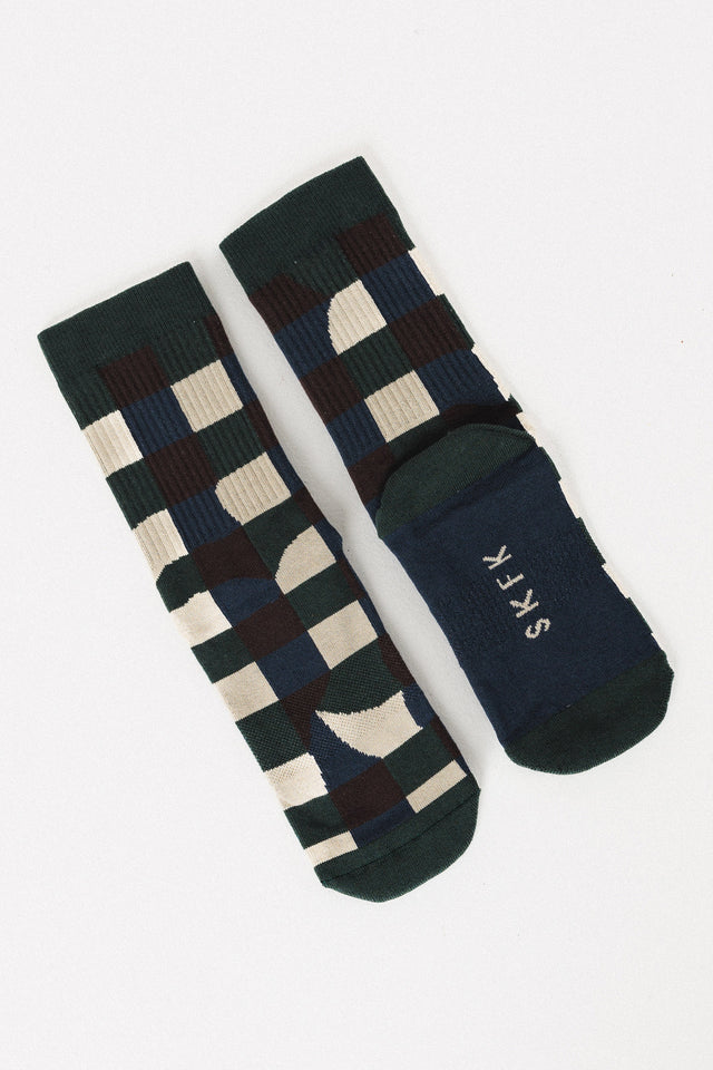 Epel Socks Gifts + Accessories Socks SKFK EPELSOCK-CHECKER Navy Checkerboard