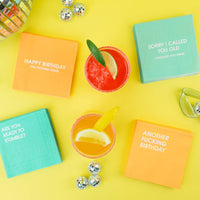 Sorry I Called You Old Cocktail Napkins Gifts + Accessories Chez Gagné