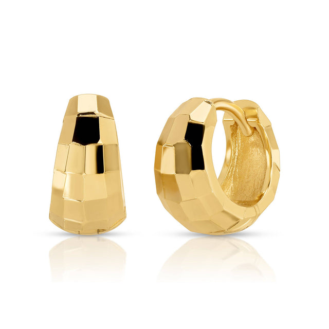 Roxie Disco Cut Hoop Earrings Gifts + Accessories Jewelry Jūratė Los Angeles