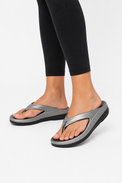 OOmega OOlala Luxe Basalt Women's Sandals Platforms Oofos