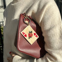 Hand-Painted Ace of Hearts Bag Charm + Keychain Gifts + Accessories Bag Keychains Solar Eclipse