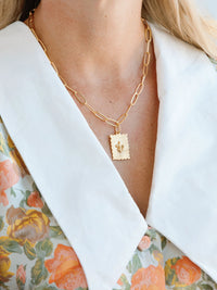 Fleur De Lis Stamp Necklace Gifts + Accessories Jewelry Susan Shaw