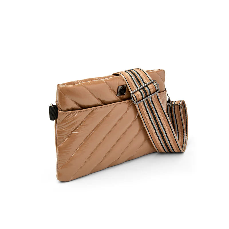 Bum Bag 2.0 Diagonal Glossy Caramel Gifts + Accessories Bags Think Royln
