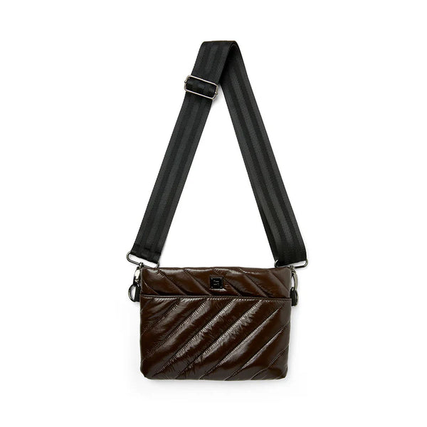 Bum Bag 2.0 Diagonal Glossy Chocolate Gifts + Accessories Bags Think Royln    