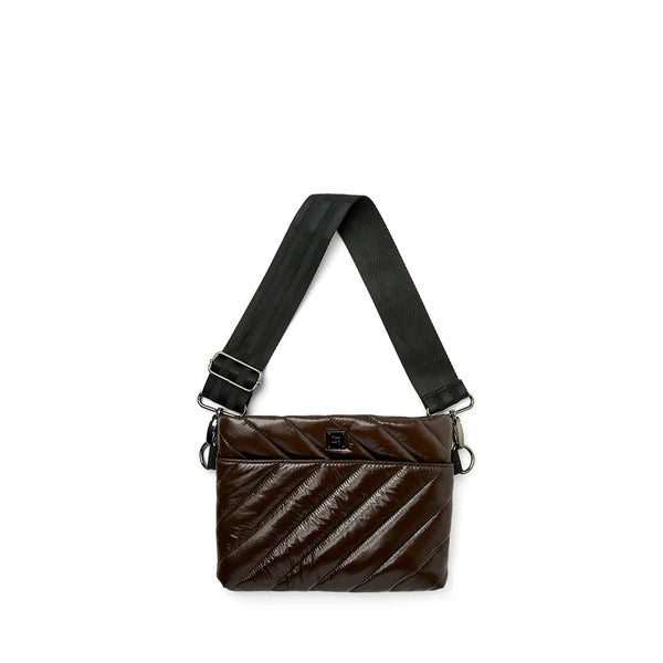 Bum Bag 2.0 Diagonal Glossy Chocolate Gifts + Accessories Bags Think Royln    