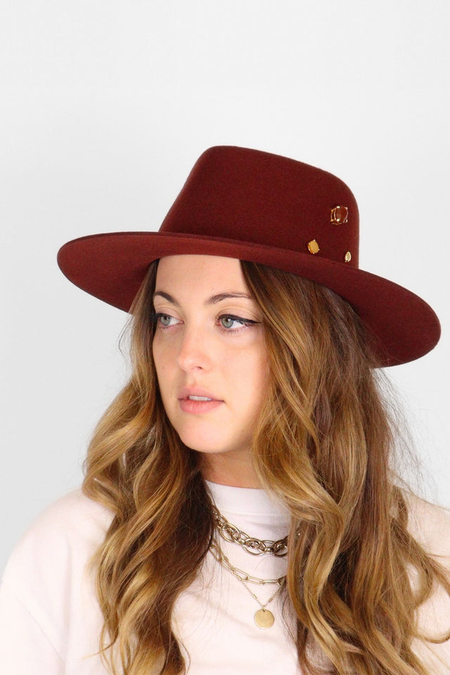 Georgina Burgundy Gifts + Accessories Hair Van Palma