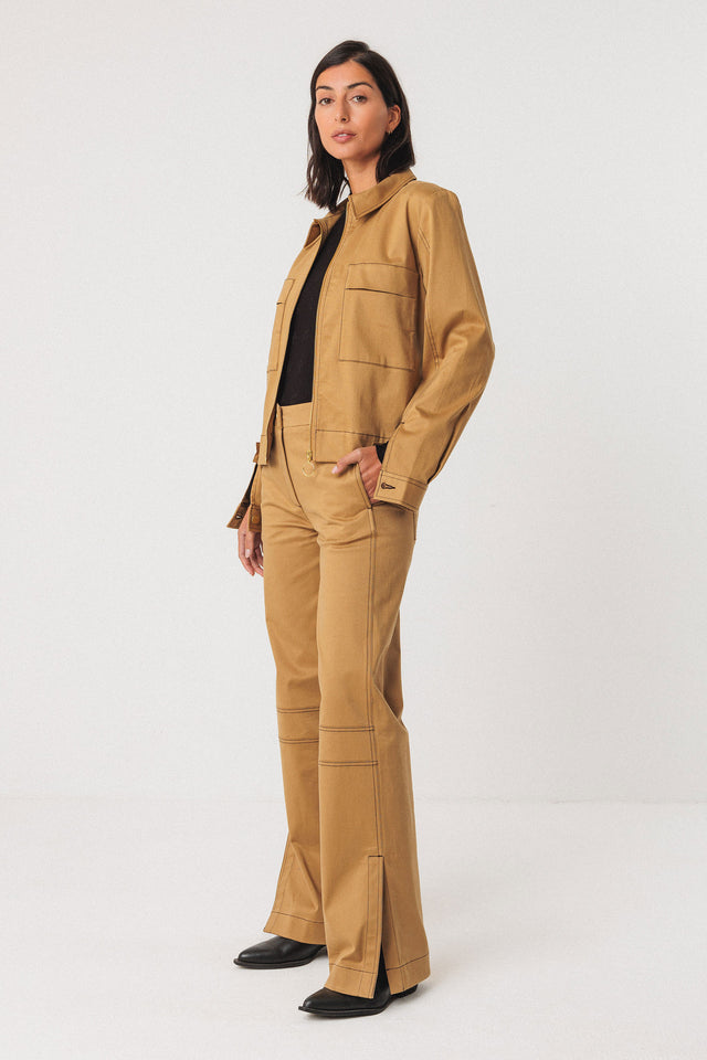 Hize Jacket Cinnamon Women's Tops SKFK