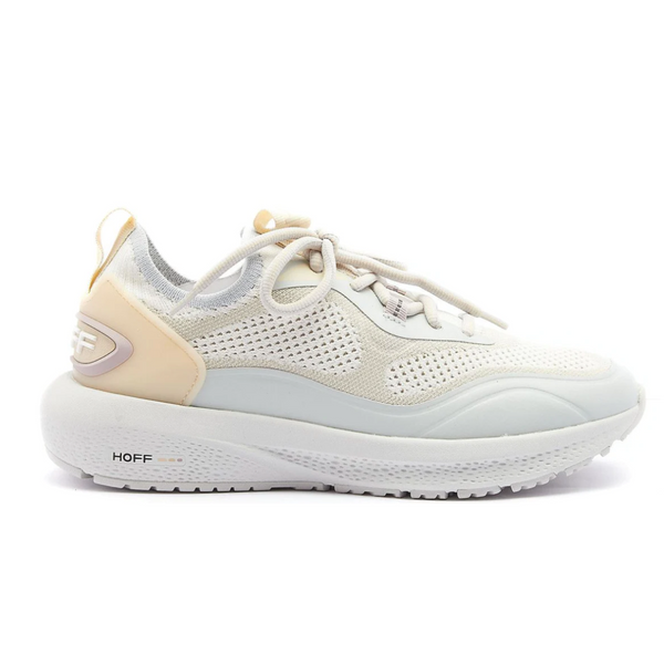 Women's sporty lace up trainers RHYTHM OFF WHITE by HOFF