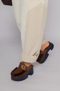 Plia Amber Chocolate Women's Shoes Platforms 4CCCCEES