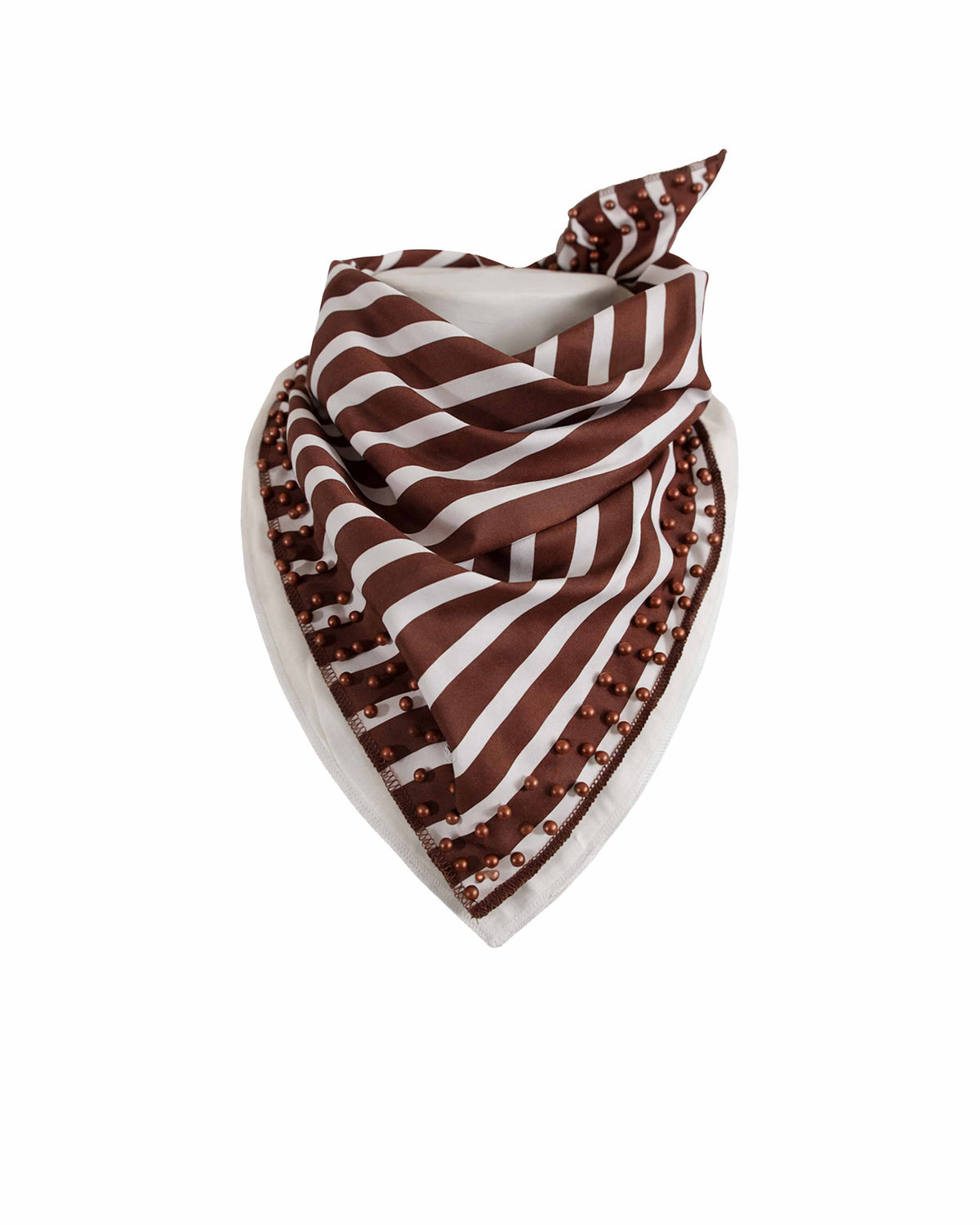 Stripe Pearly Scarf Huckleberry Gifts + Accessories Theo