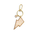 Hand-Painted Lightning Bolt Bag Charm + Keychain Gifts + Accessories Bag Keychains Solar Eclipse
