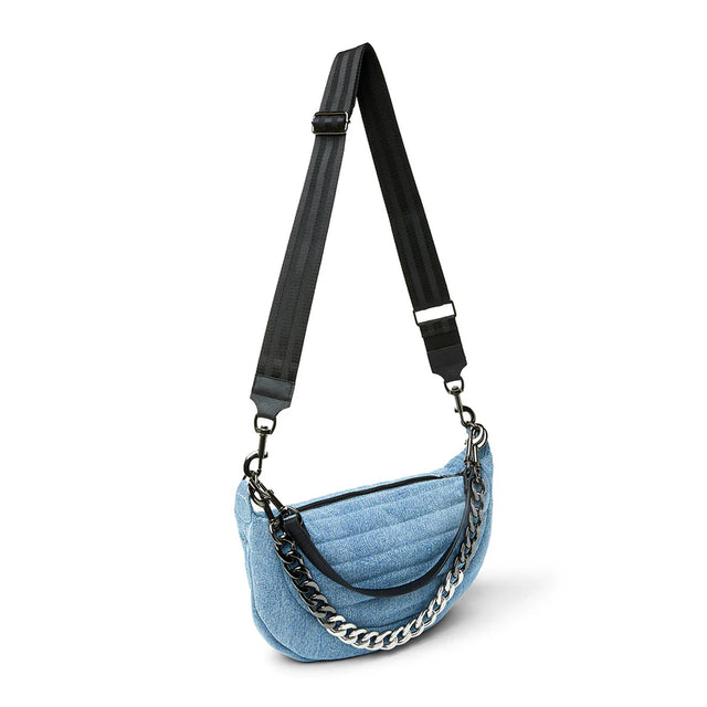 Elton Hobo Denim Gifts + Accessories Bags Think Royln    