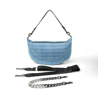 Elton Hobo Denim Gifts + Accessories Bags Think Royln    