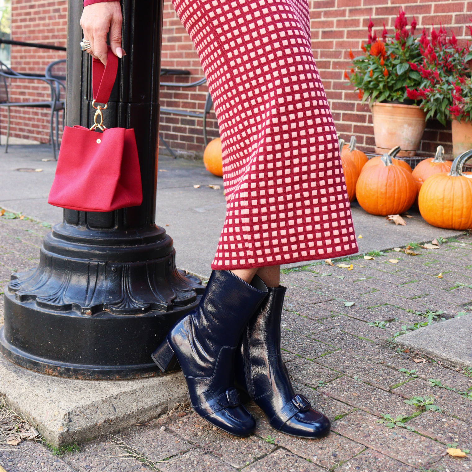 Suir Navy Women's Boots Heels Fly London    