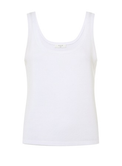 Warwick Tank White Women's Tops One Grey Day