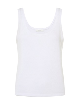 Warwick Tank White Women's Tops One Grey Day