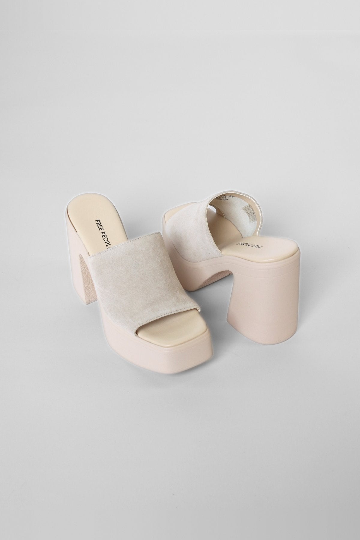 Zoe Platform Diamond Suede Women's Sandals Platforms Free People