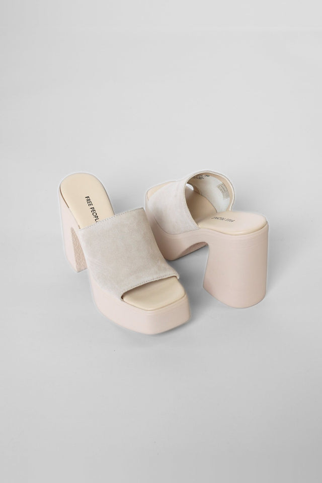 Zoe Platform Diamond Suede Women's Sandals Platforms Free People