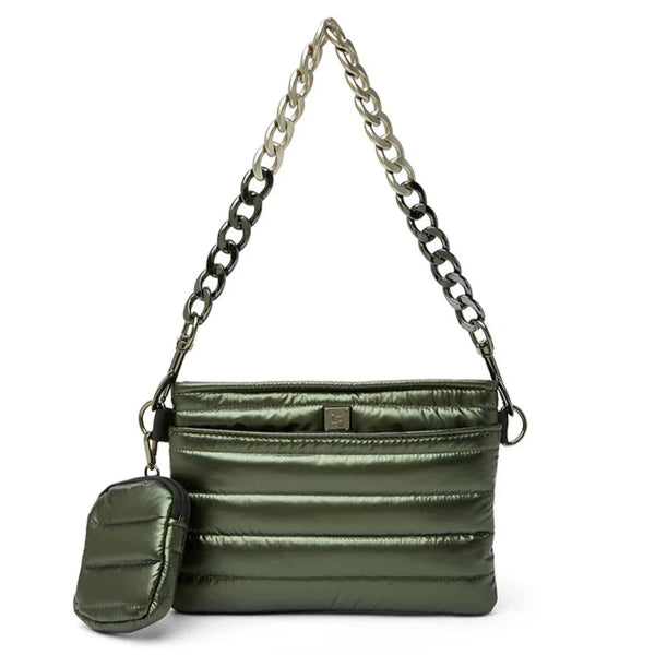 Downtown Crossbody Pearl Olive Gifts + Accessories Bags Think Royln    