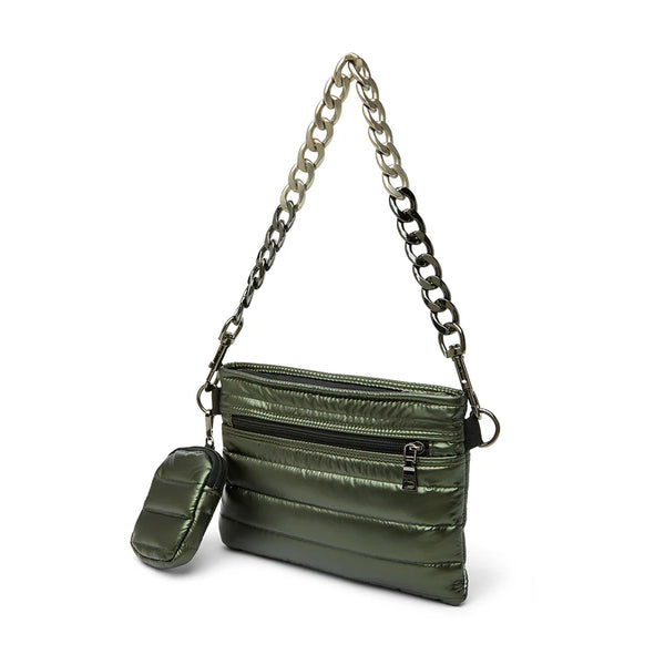 Downtown Crossbody Pearl Olive Gifts + Accessories Bags Think Royln    