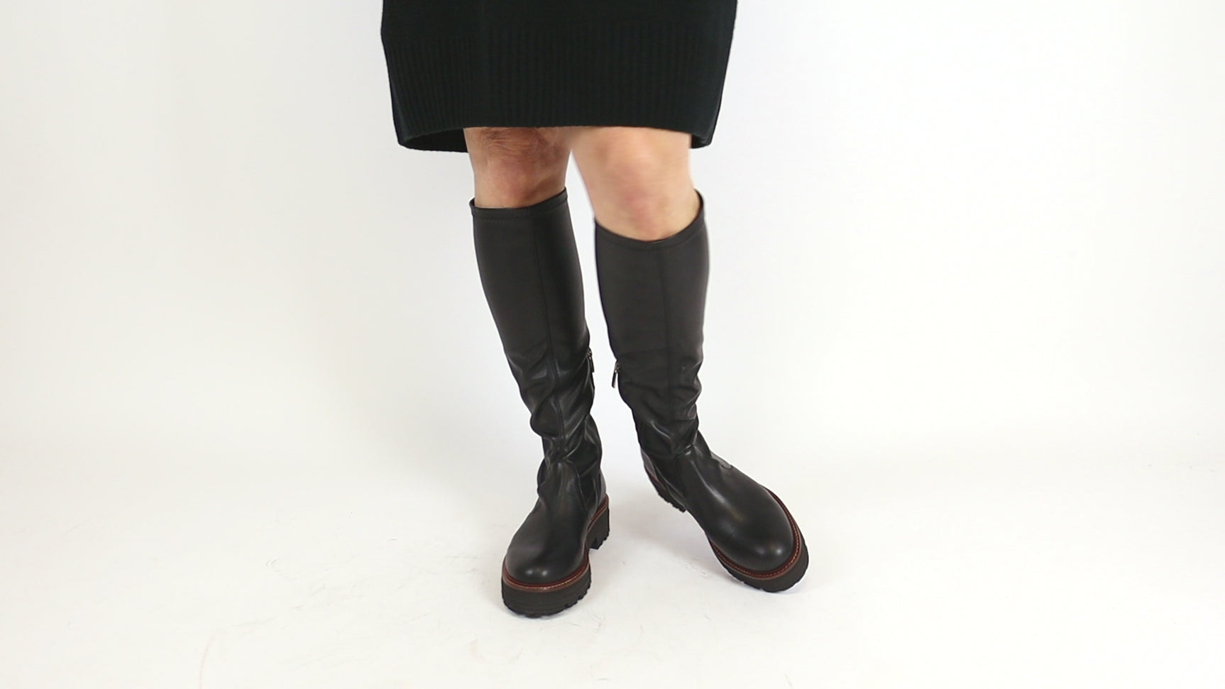 Buzz Knee High Black Women's Boots Ateliers