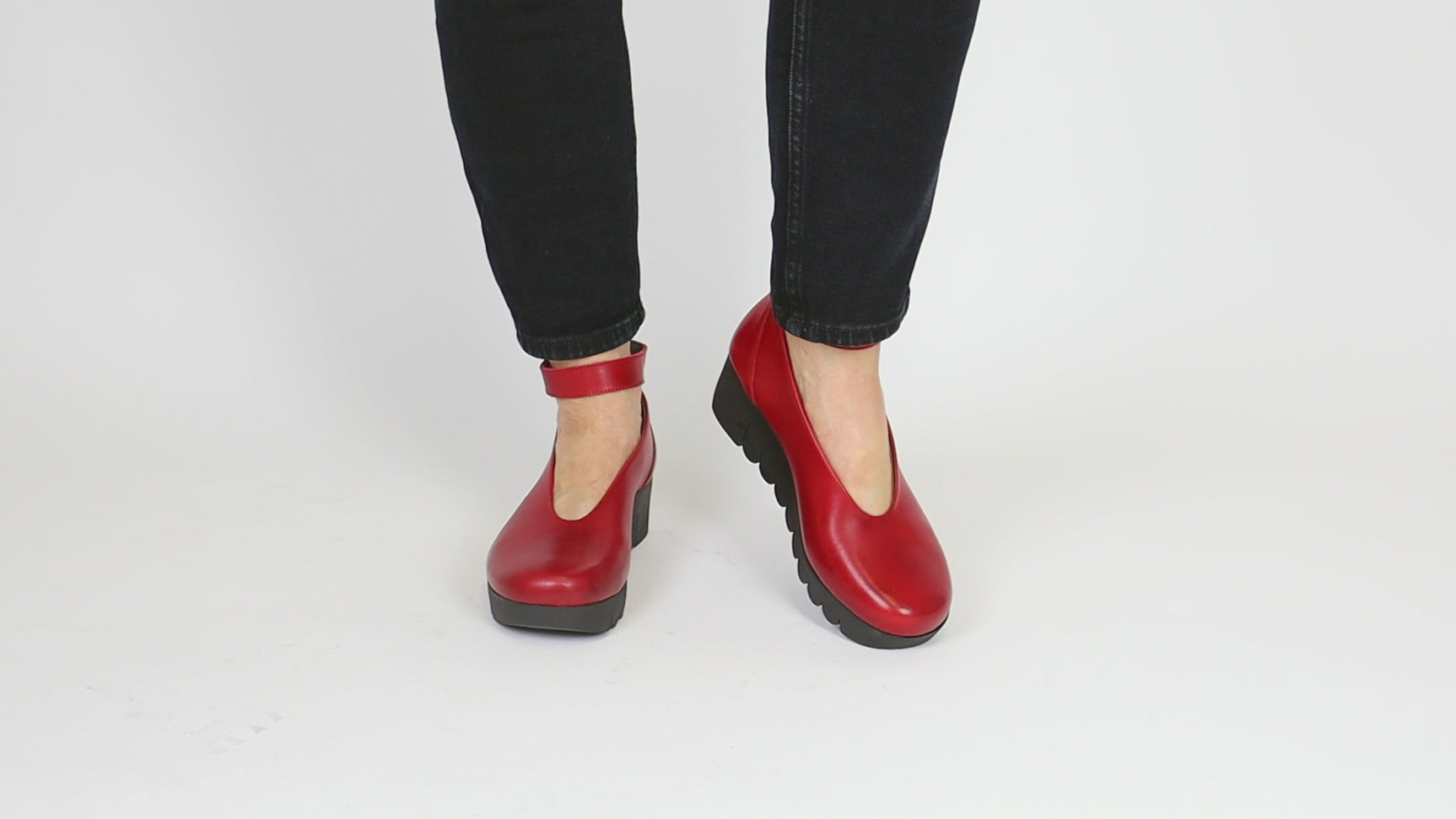 Vily Red Women's Shoes Platforms Fly London