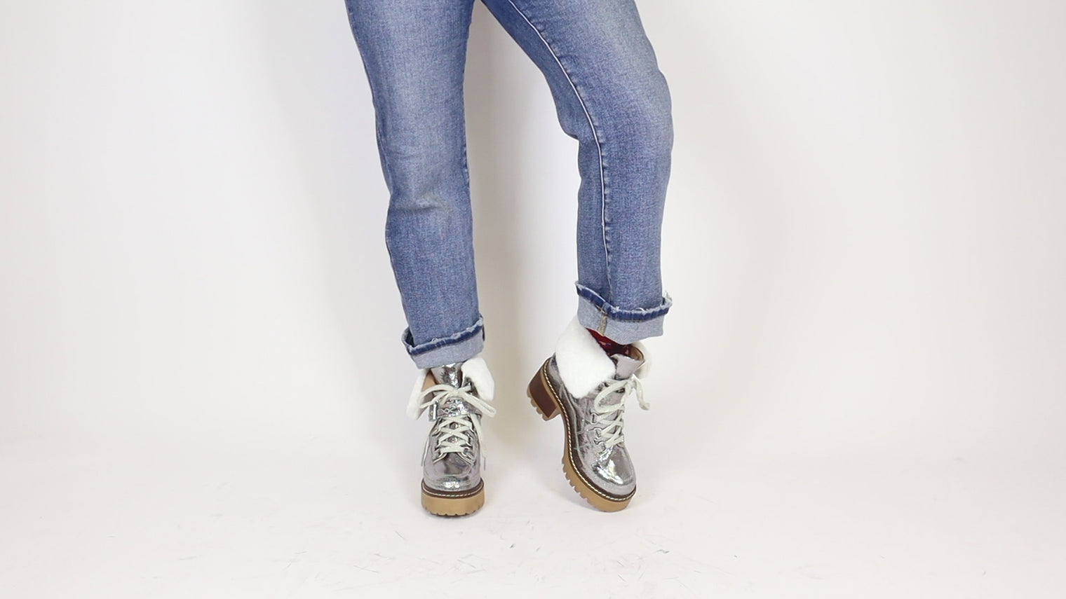 Cozy Jasper Hiker Pale Pewter Women's Boots Free People