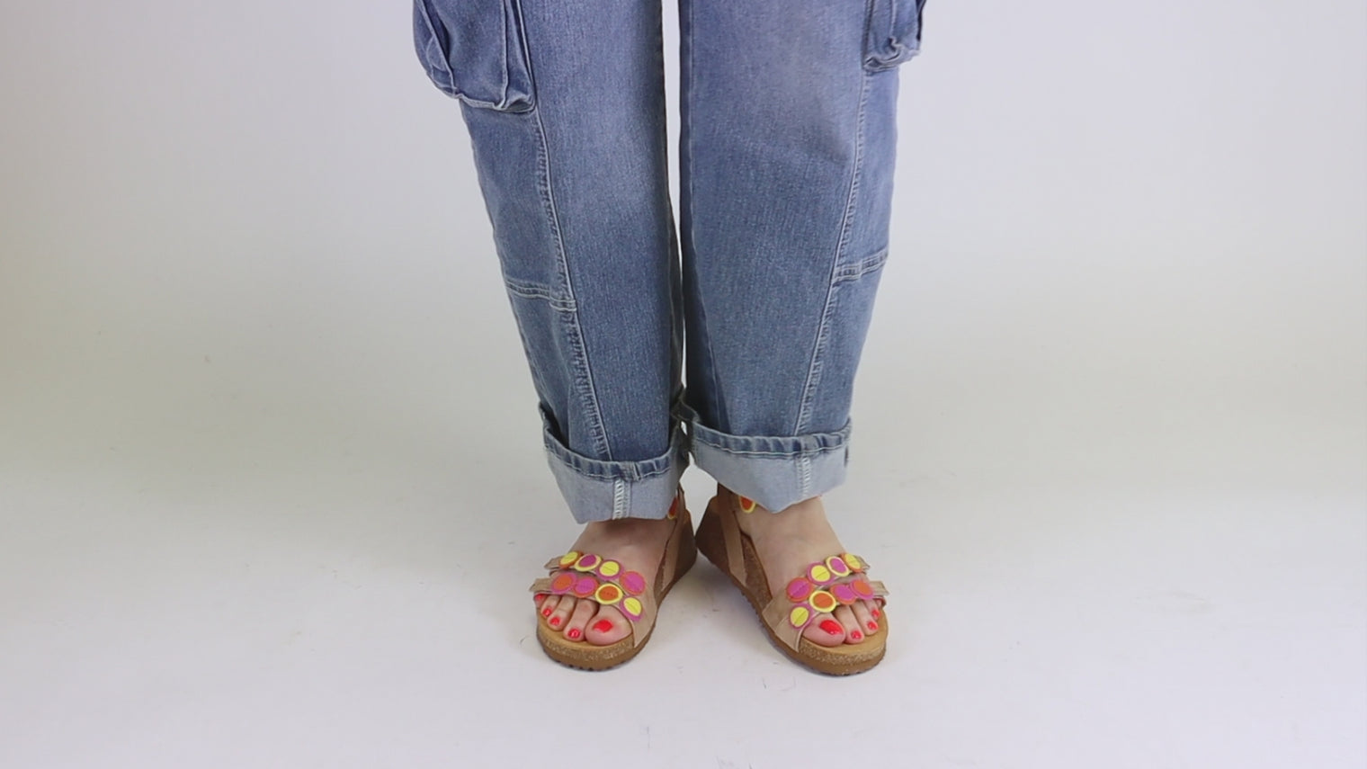 Koak Linen/Kombi Women's Sandals Think!