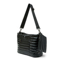 Two Faced Reversible Tote Pearl Black Gifts + Accessories Bags Think Royln