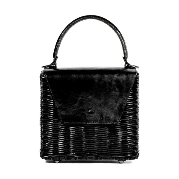 Rattan Box Bag Black Gifts + Accessories Bags Sister Epic    