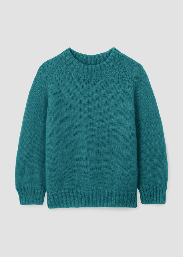 Solstice Knitted Jumper Pine Women's Tops Beaumont Organic