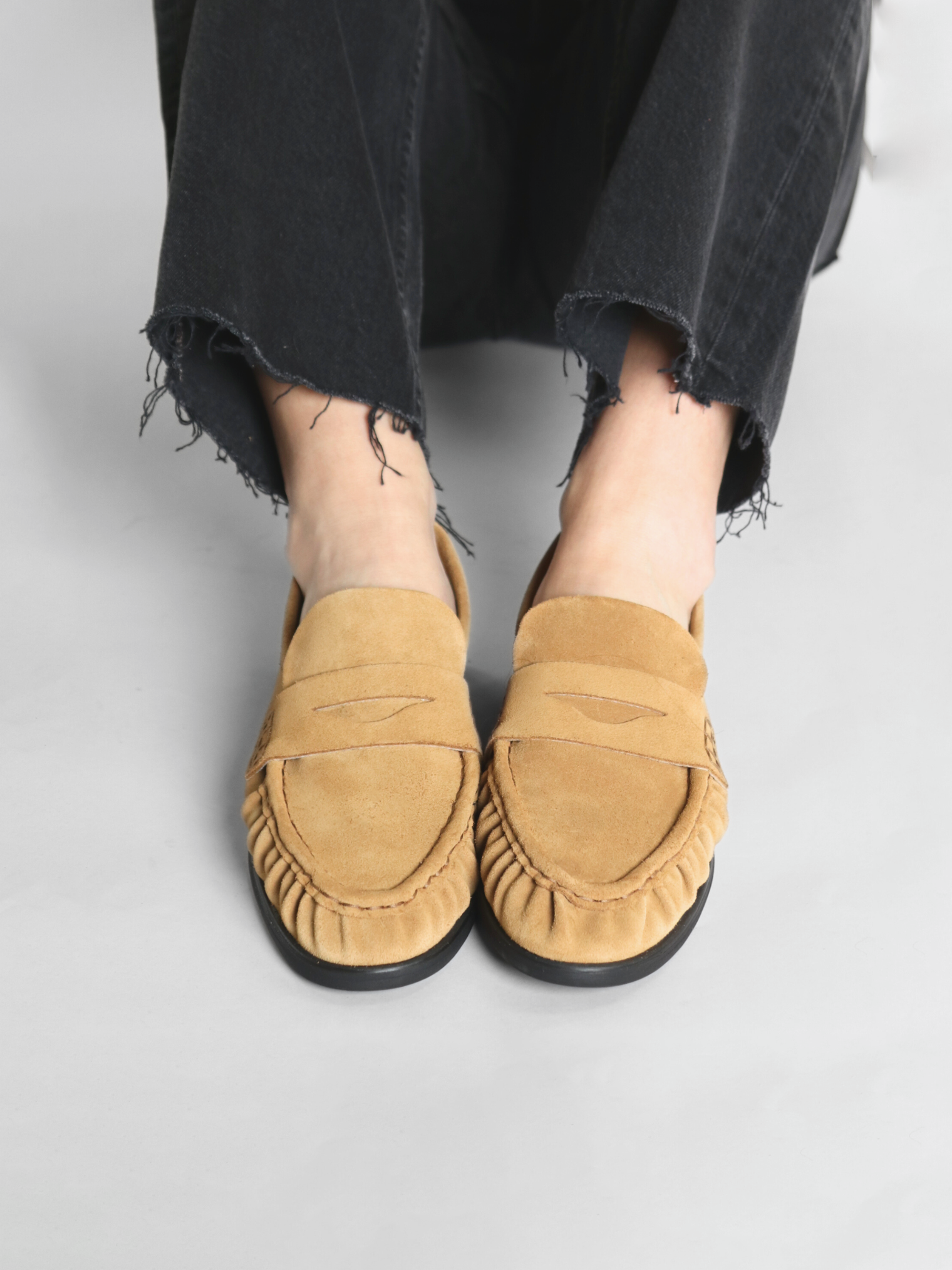 Elmira Suede Tan Suede Women's Shoes Loafers Pavement