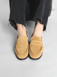 Elmira Suede Tan Suede Women's Shoes Loafers Pavement