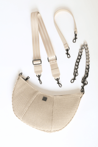Flirt Cream Raffia & Cream Luxe Gifts + Accessories Bags Think Royln