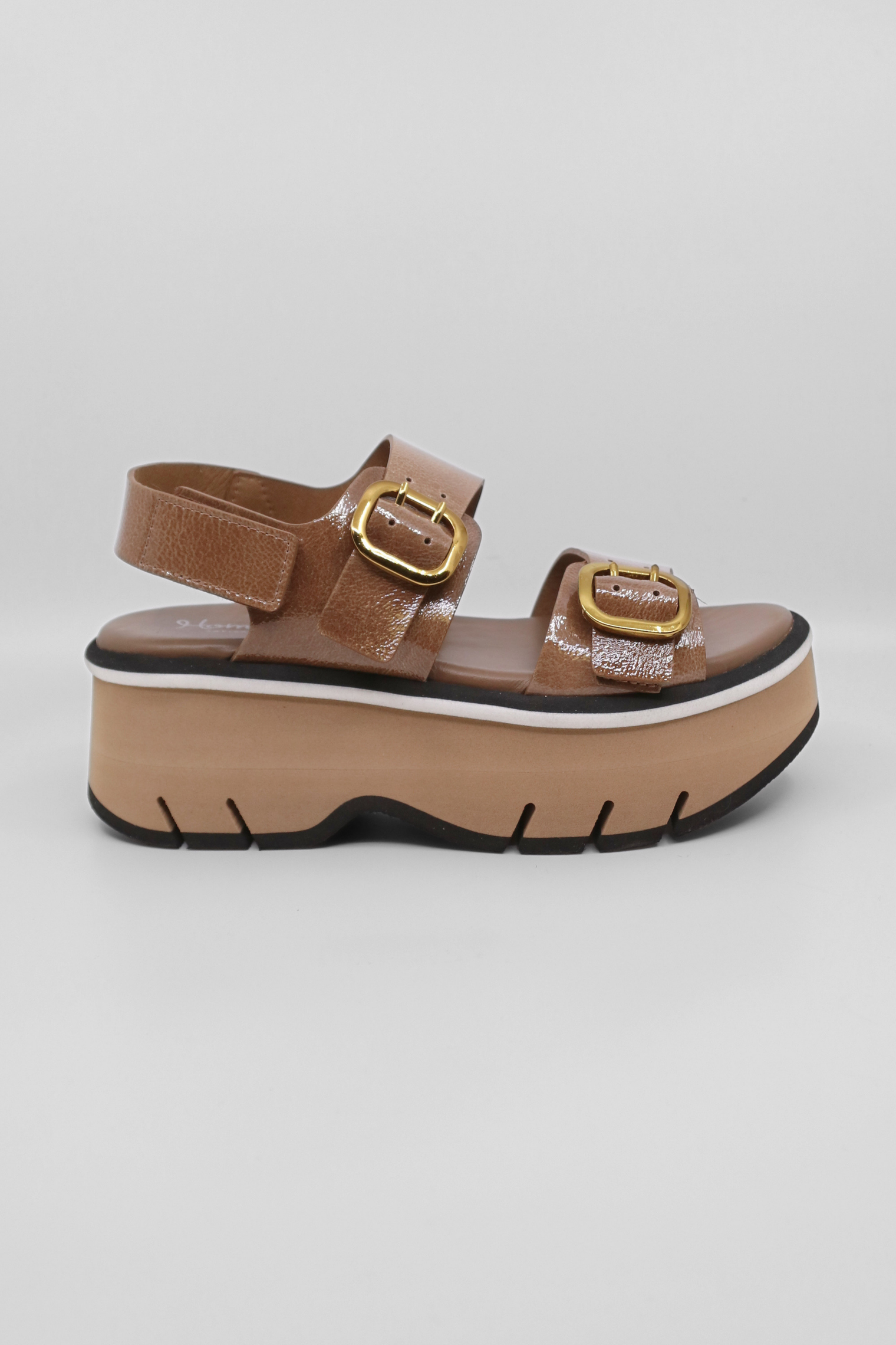 Lucia Reverse Vernice Farro Women's Sandals Platforms Homers