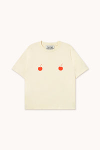 Cherries Tee Light Cream Women's Tops The Tiny Big Sister