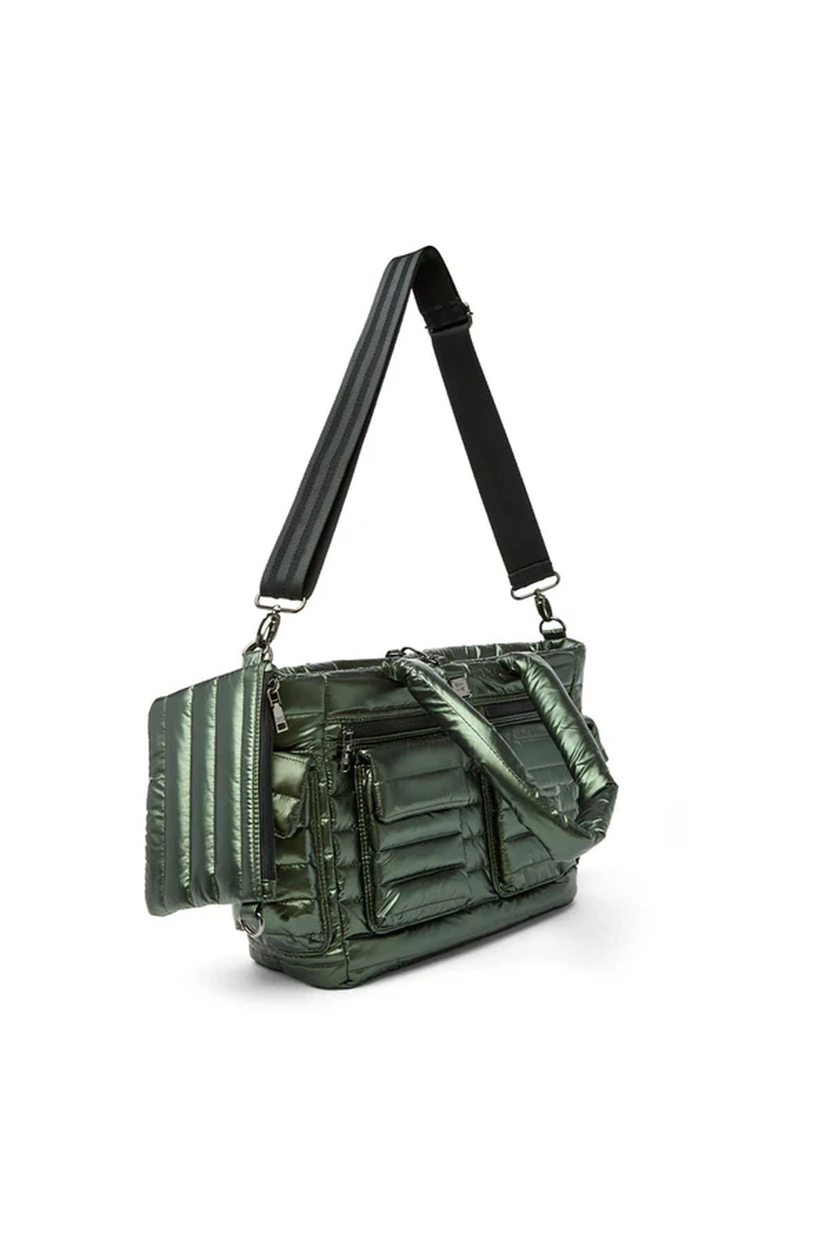 Two Faced Reversible Tote Pearl Olive Gifts + Accessories Bags Think Royln