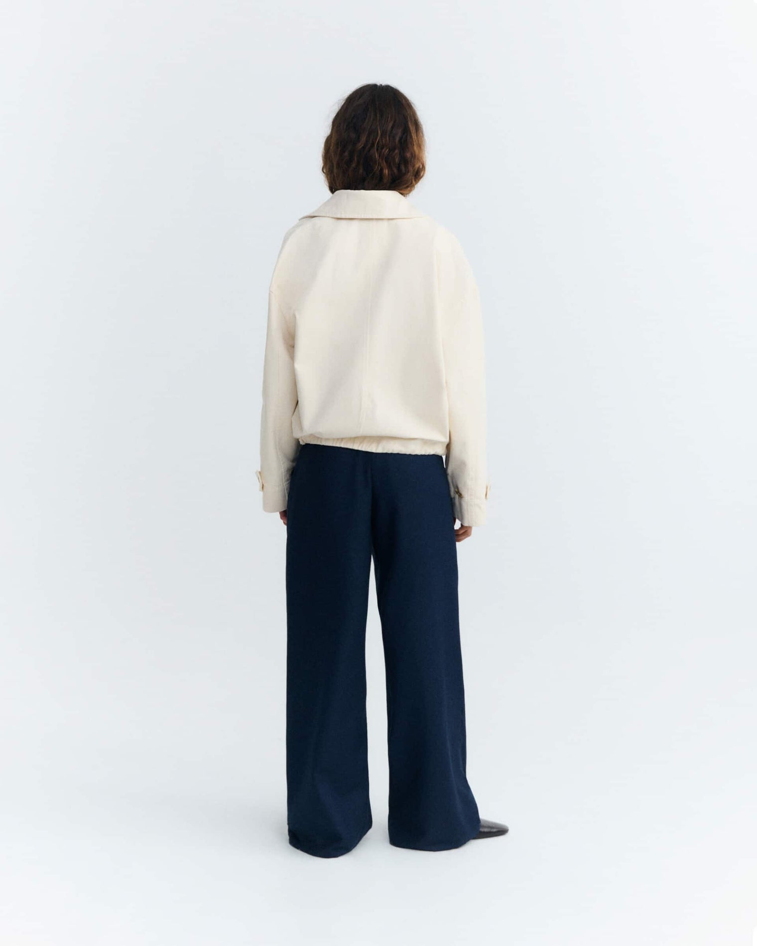 Pannacota Norma Jacket Ecru Women's Tops Outerwear Thinking Mu