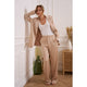 SATIN BLAZER BEIGE Women's Outerwear Choklate Paris    