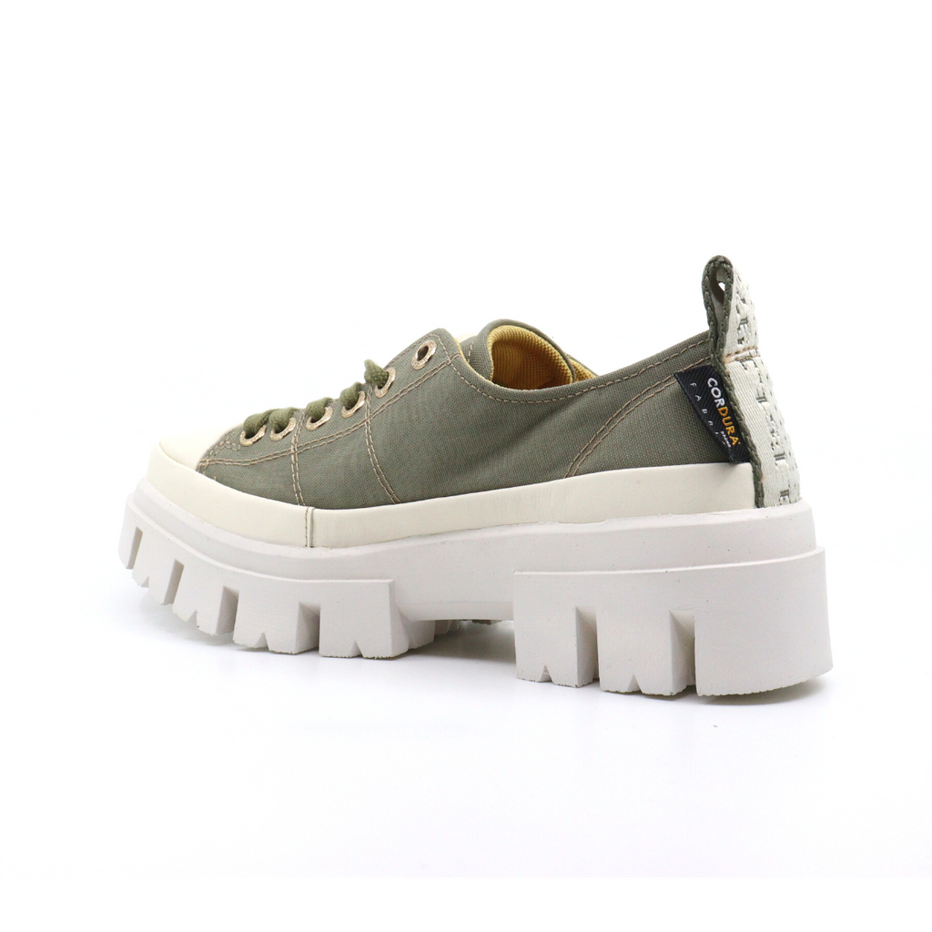 Women's corrine mermaid canvas lug sole sneaker by Bussola