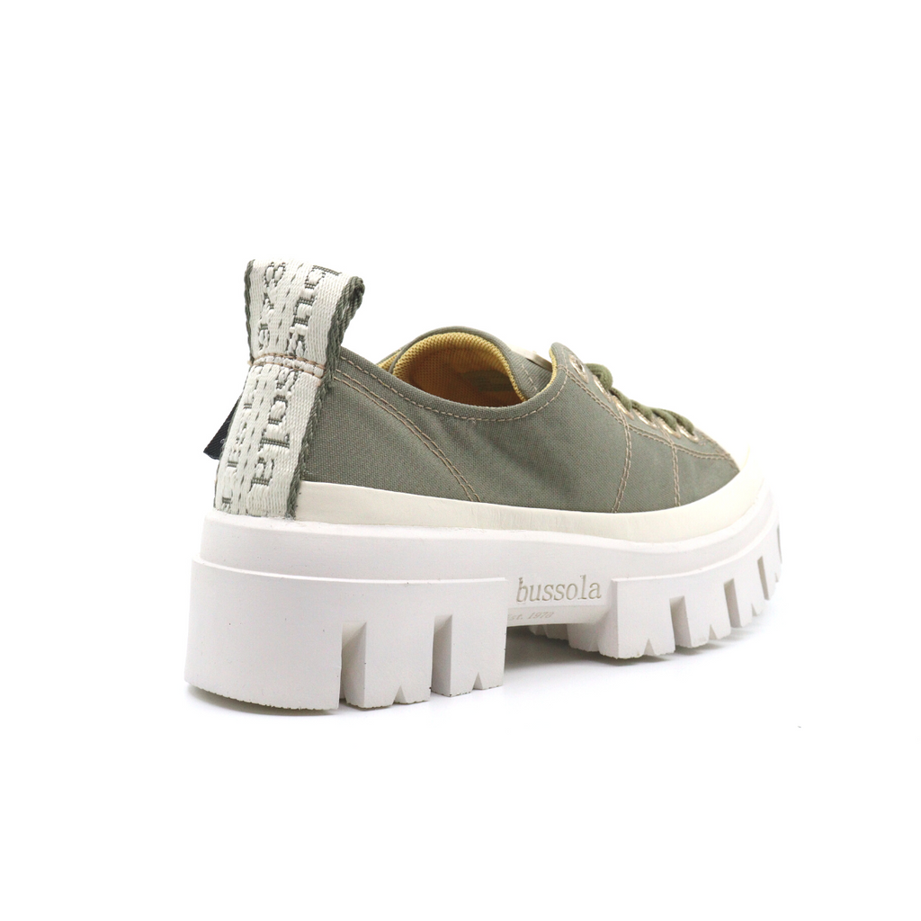 Women's corrine mermaid canvas lug sole sneaker by Bussola