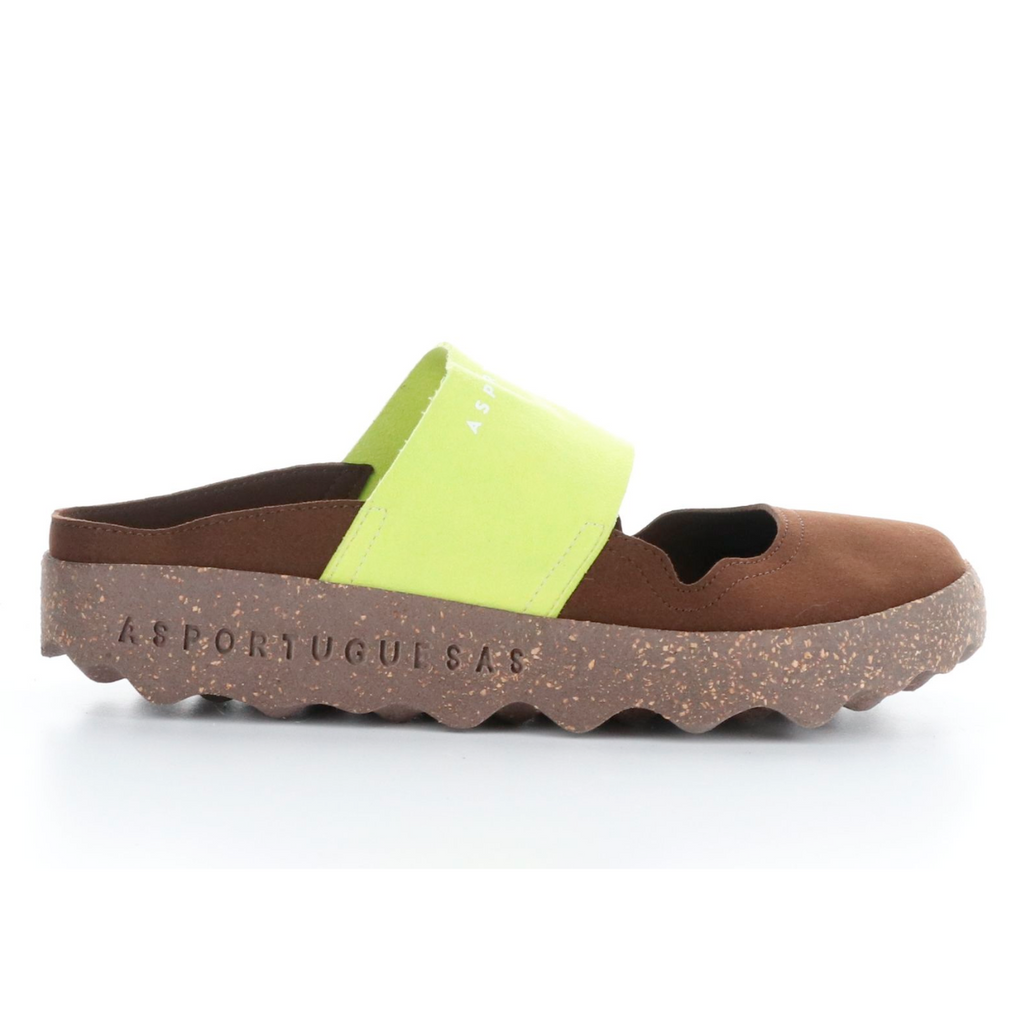 Women's cana brown sustainable slip on shoe by Asportuguesea