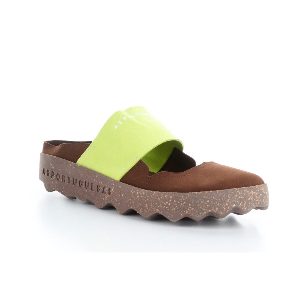 Women's cana brown sustainable slip on shoe by Asportuguesea