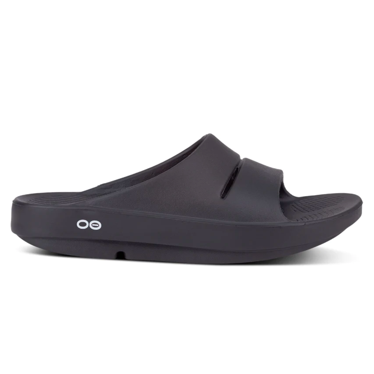 OOAHH BLACK SLIDE Women's Sandals Oofos    